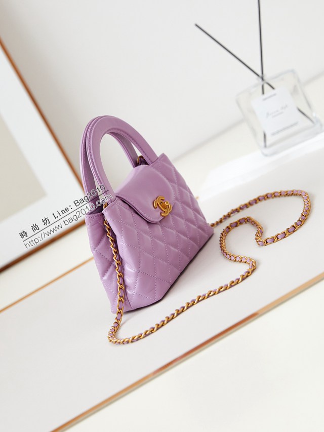Chanel專櫃新款AS4416鏈條手提肩背女包 香奈兒23K中古Kelly手柄包 djc6604